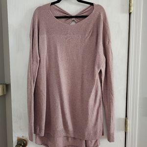 Elle xl purple oversized sweater